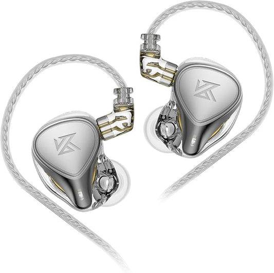 KZ ZEX Pro X Crinacle In-Ear Monitors Silver