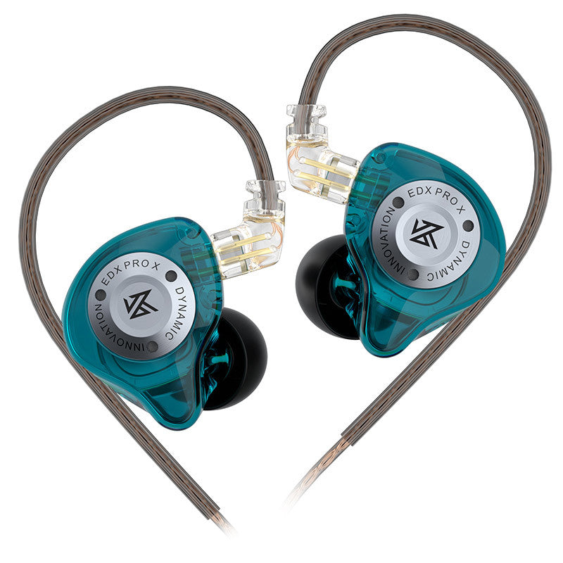 KZ EDX Pro X In-Ear Monitors Cyan