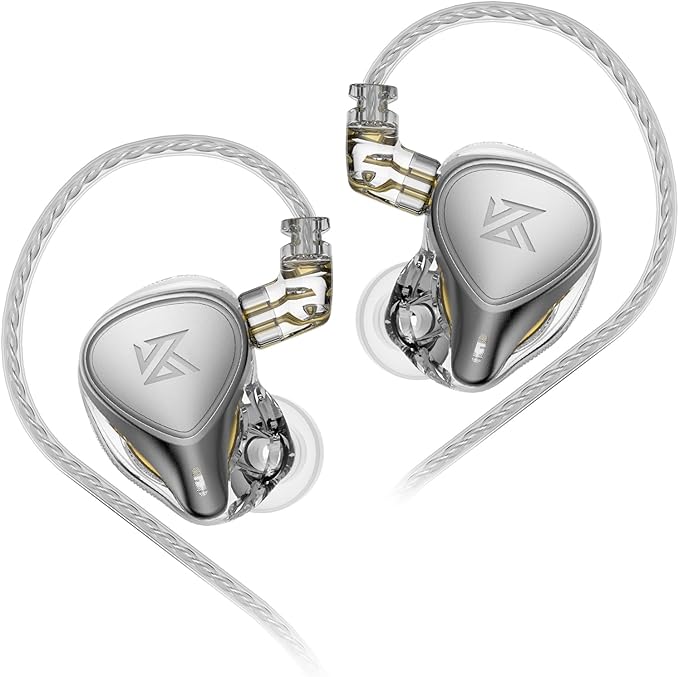 KZ ZEX Pro X Crinacle In-Ear Monitors Silver