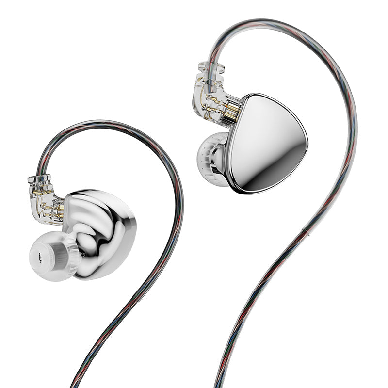 TRN MT5 In-Ear Monitors Silver